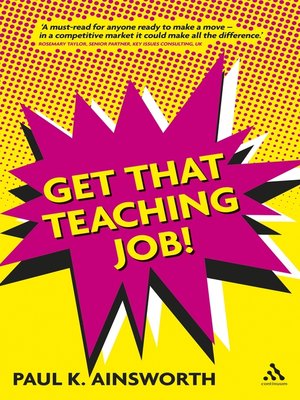 cover image of Get That Teaching Job!